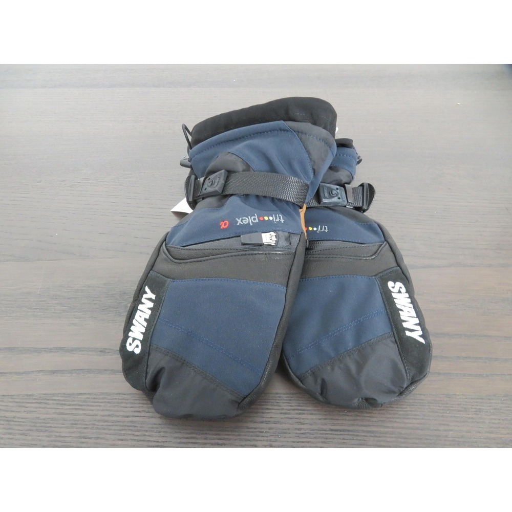 Swany X-Change Mitt 2.1 Mittens Womens Large Blue Black Insulated Ski Snowboard